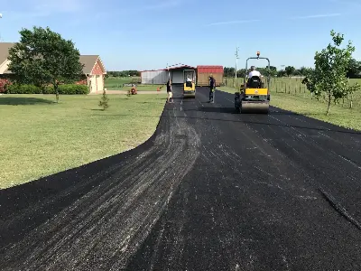 Residential asphalt paving