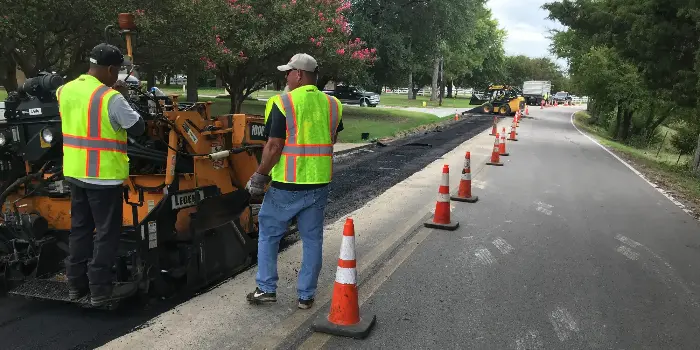 Professional asphalt paving done by PMG asphalt contractors